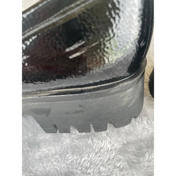 Y2K 90s Womens Loafers Sz 7.5 Chunky Whimsigoth Academia Preppy Witchy Platform - Picture 7 of 10